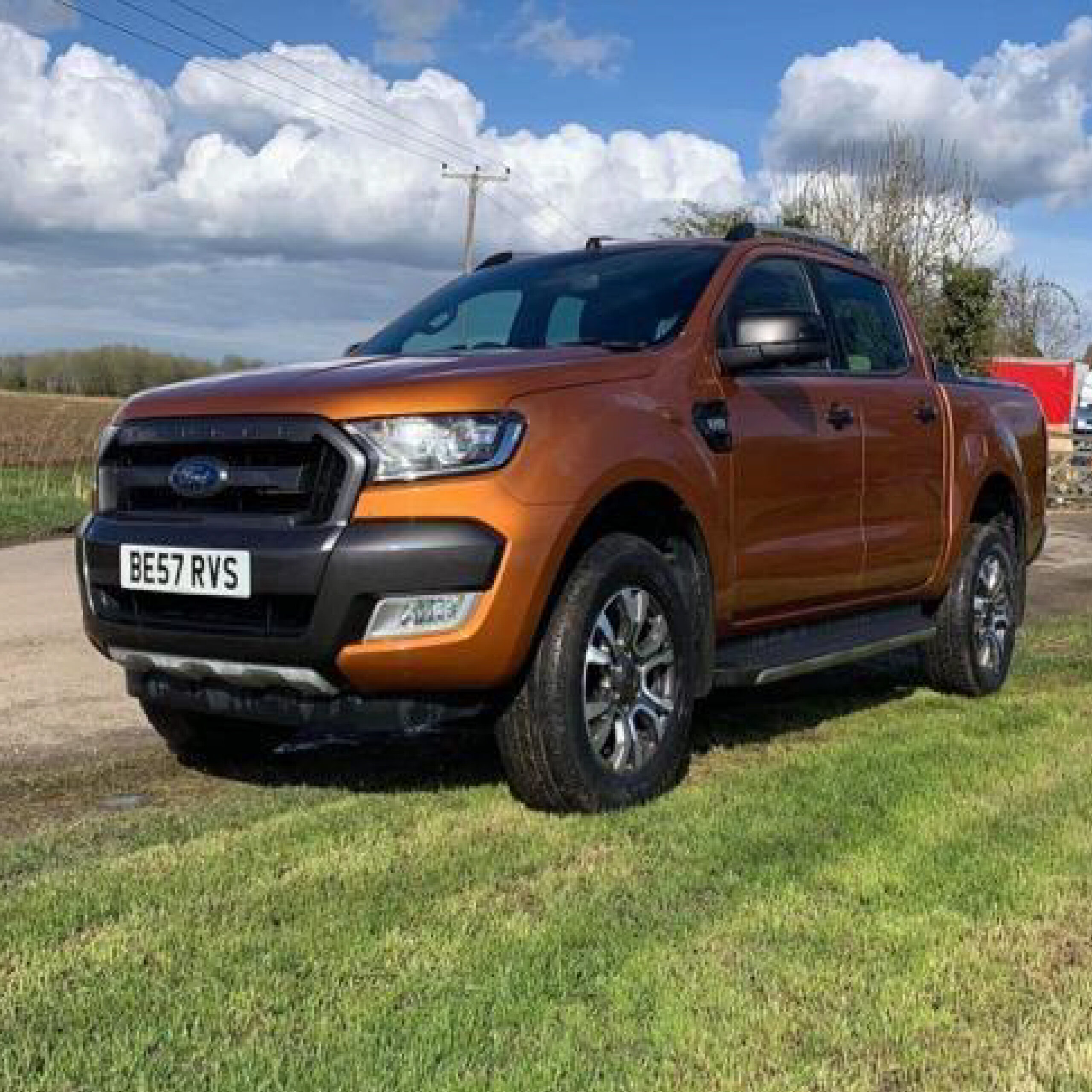 orange ford ranger 